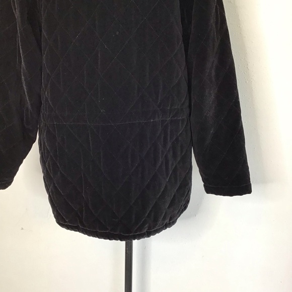 Climate Zone Women's Black Hooded Quilted Puffy Cold Season Jacket Coat SZ M - Picture 6 of 12